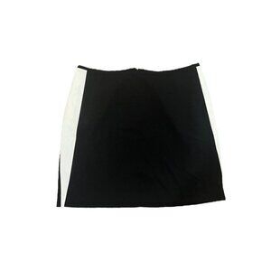 Calvin Klein Plus Size Skirt 20W Career Work Office A Line Black White
